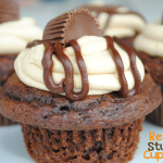 Reese's Peanut Butter Cup Cupcakes from CrazyLittleProjects.com #cupcakes #reeses