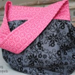 Sling tote free pattern and tutorial