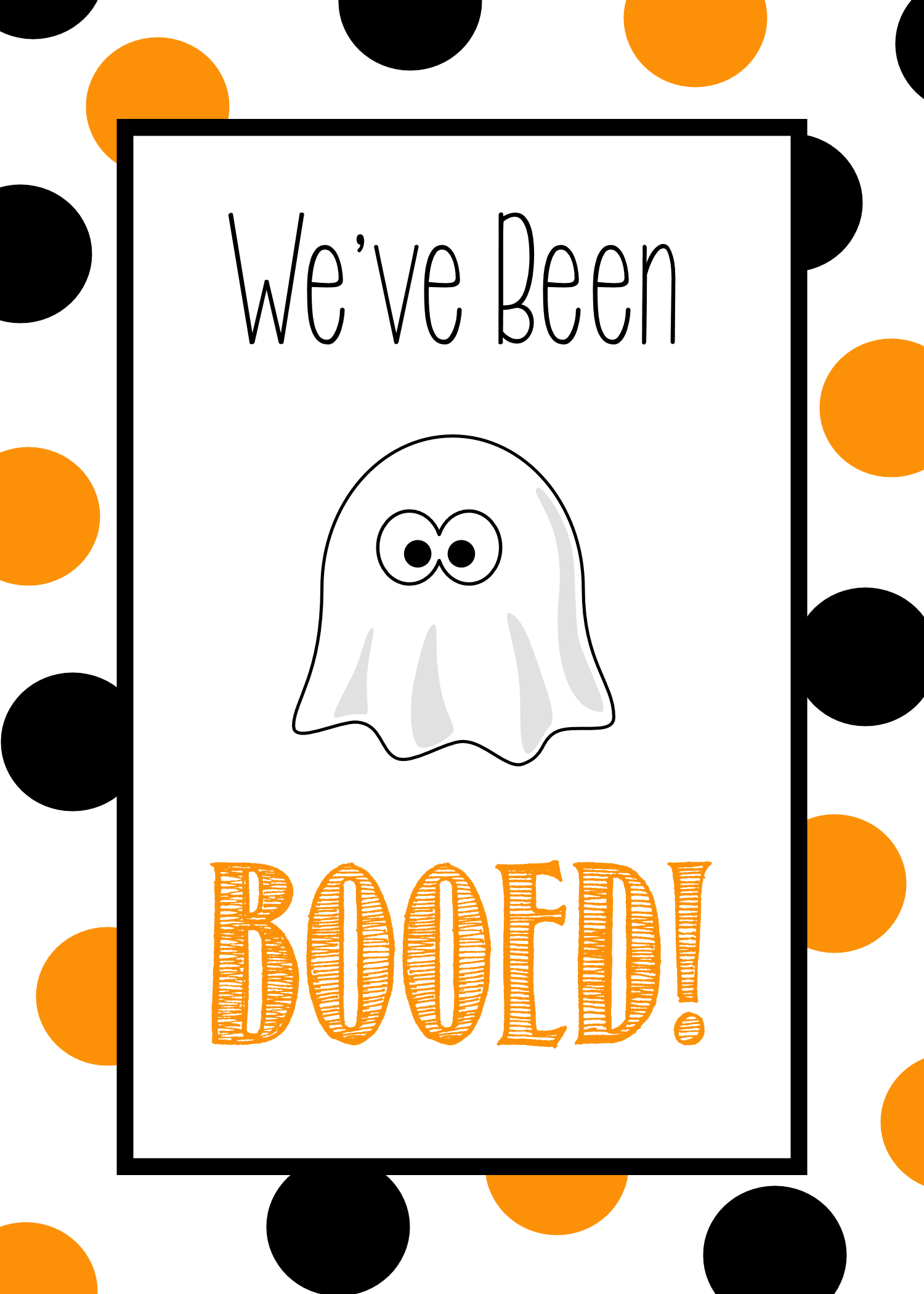 You've Been Booed Free Printable Tags & Ideas