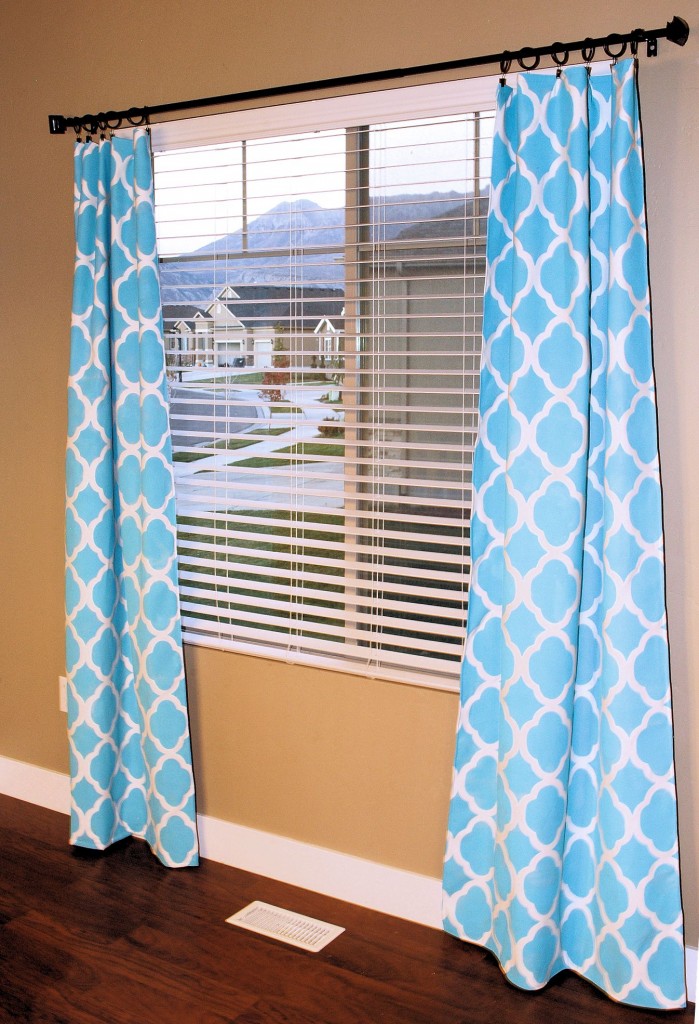 Stenciled Curtains How to Stencil Curtains