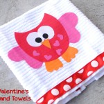 Valentine's Hand Towels