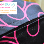 Sewing zippers in