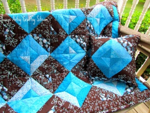 Summer Jewels Quilt and PIllow