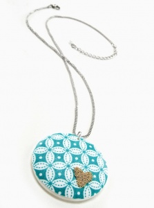 Fabric Scrap Pendant