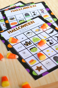 Free Printable Halloween Bingo Game-Perfect for Kids Halloween parties!