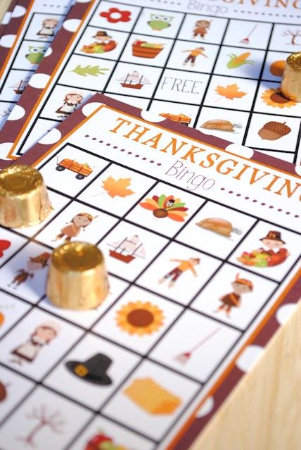 Free Printable Thanksgiving Bingo for Kids