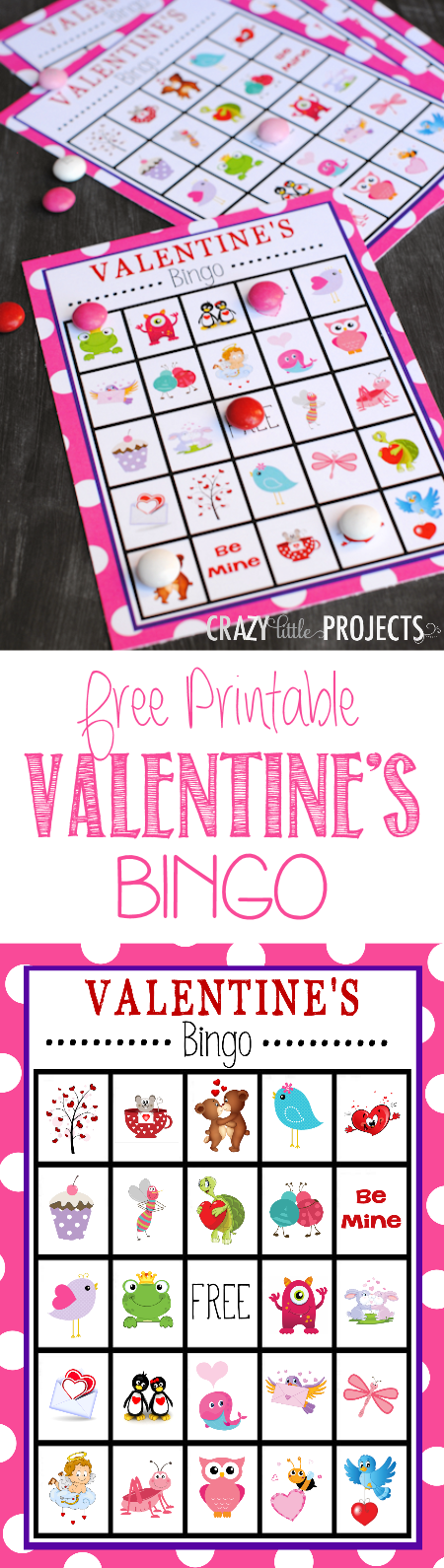 Free Printable Valentine's Bingo Game