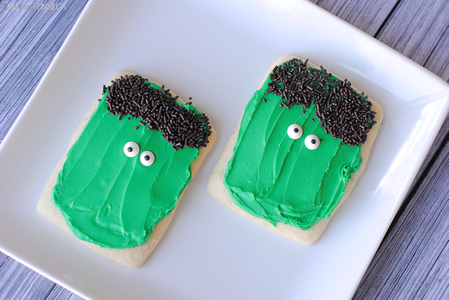 Frankenstein Cookies-So easy to make!