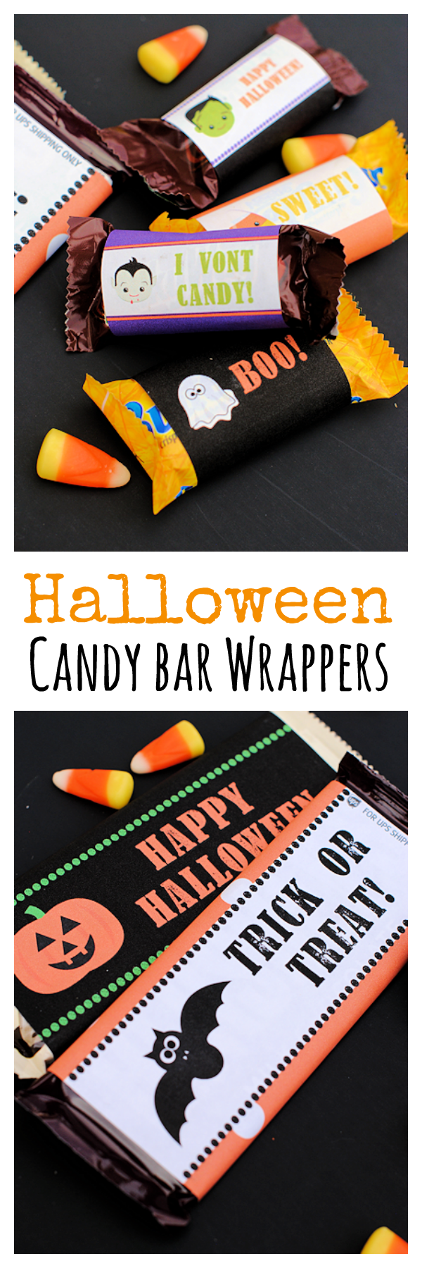 Free Printable Candy Bar Wrappers Halloween