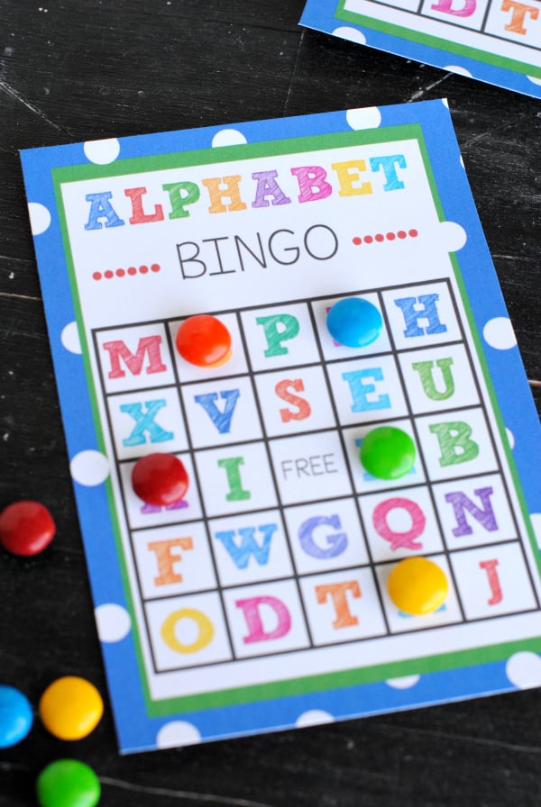 Alphabet Bingo Board Printable
