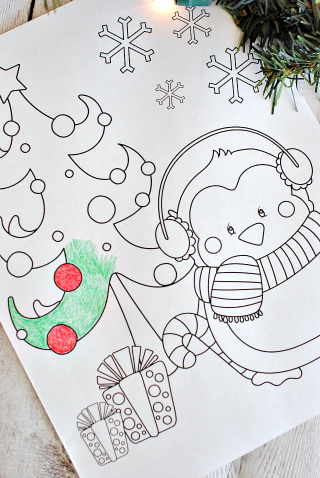 Free Printable Christmas Coloring Pages - Crazy Little ...