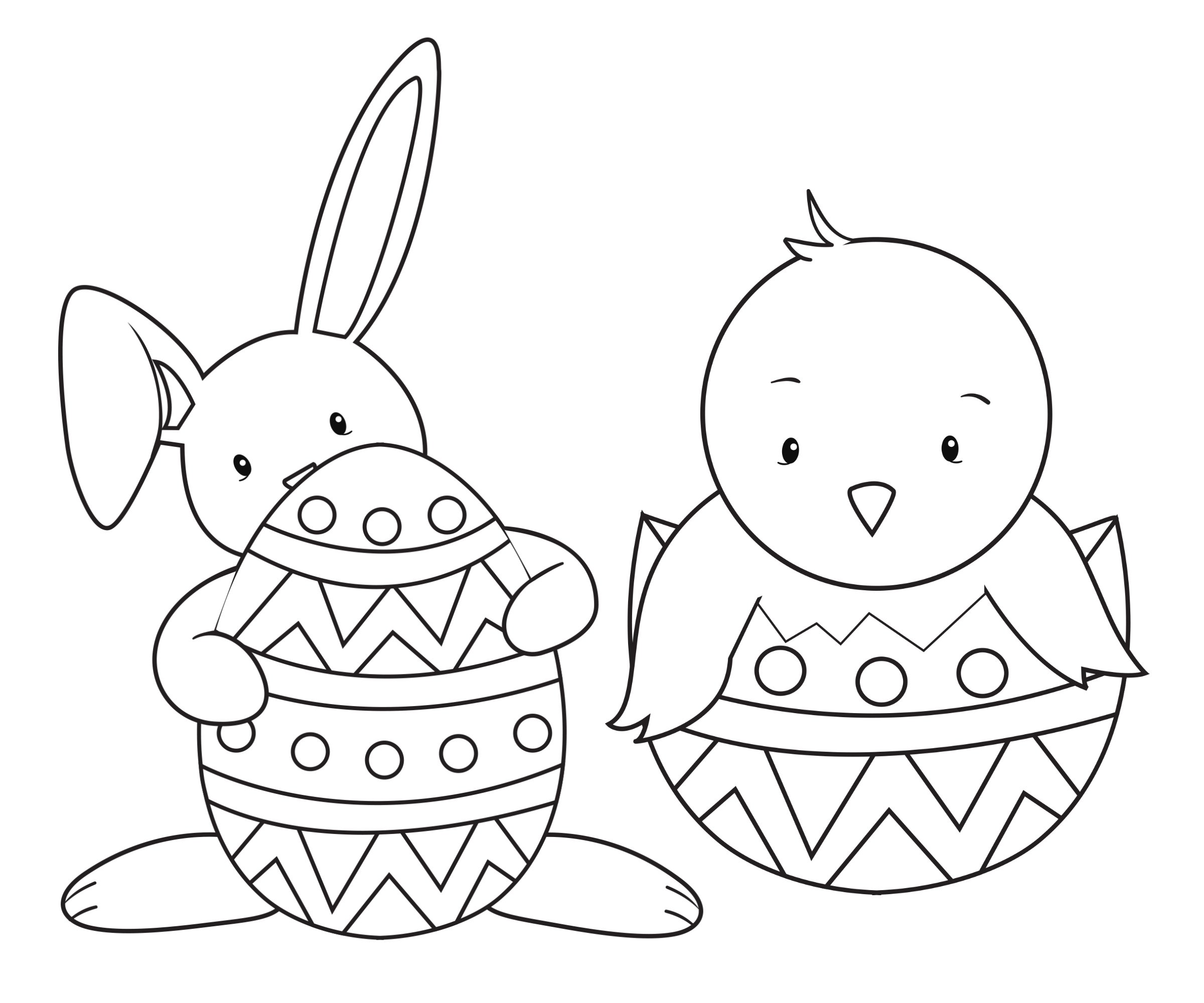 Colouring Pictures Of Easter Bunnies 78