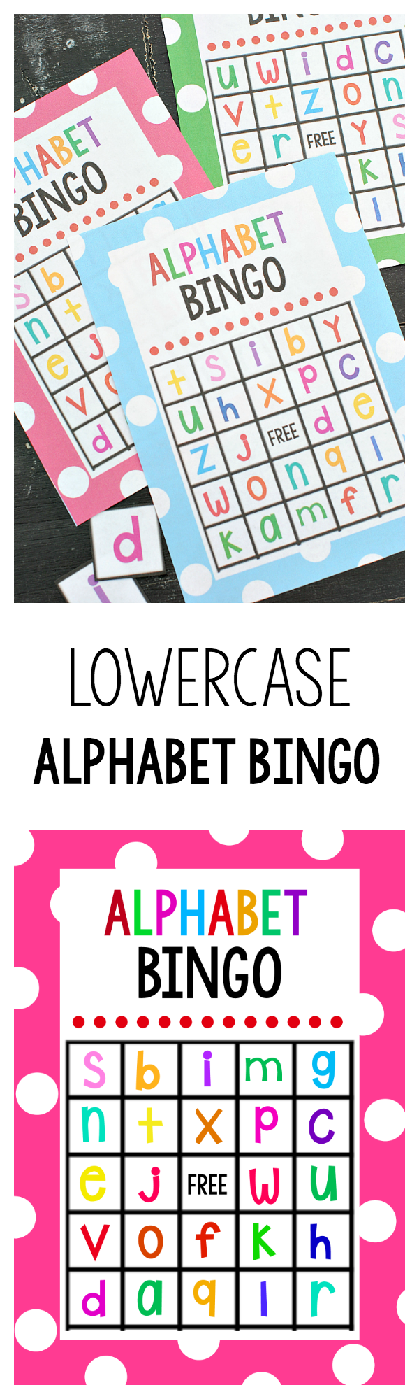 Printable Bingo Cards Alphabet