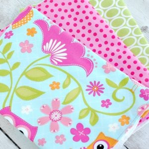 Easy Baby Burp Cloth Pattern and Tutorial