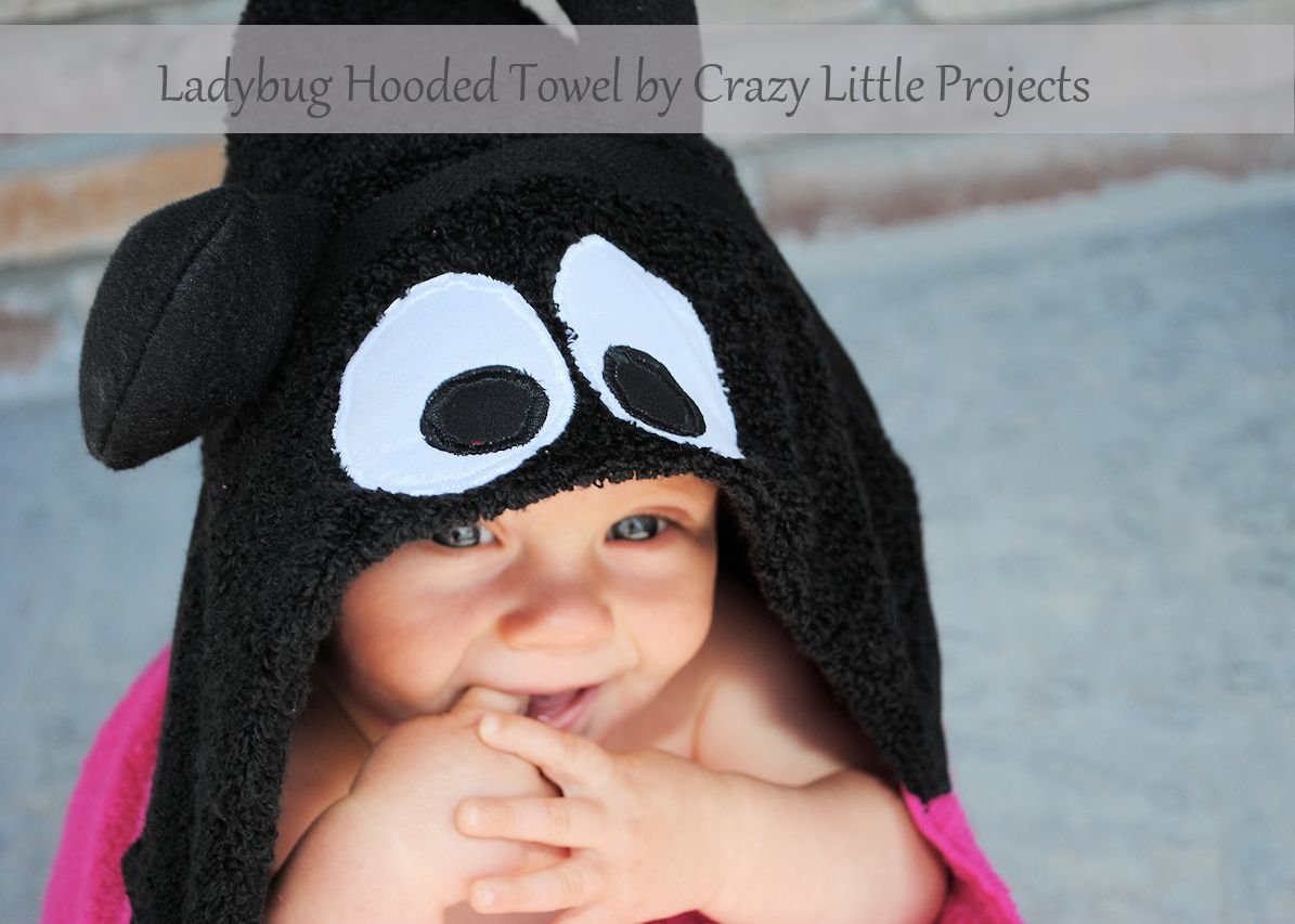 Ladybug Hooded Towel Pattern & Tutorial