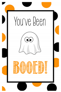 Youve Been Booed Tags for Halloween