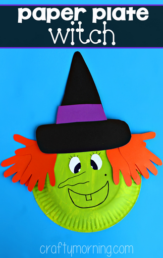 paper-plate-witch-craft-for-kids