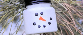 DIY Snowman Christmas Tree Ornaments for Kids