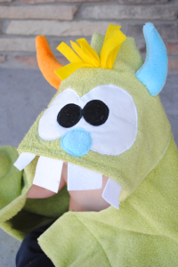 How to Sew a Monster Hooded Towel