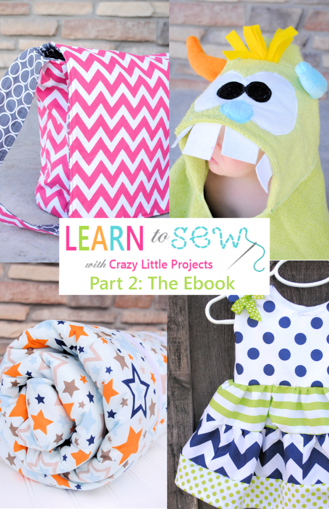 Learn to Sew Series Part 2: Understanding Patterns, Bias, Interfacing, Sewing on Knits and More! By Crazy Little Projects