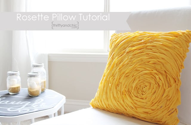 Rosette Pillow Tutorial