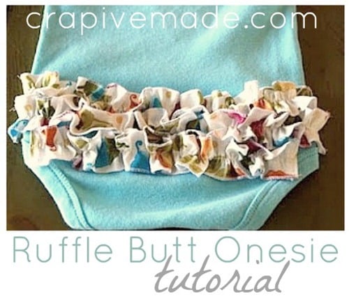 Ruffle Butt Onesie Tutorial