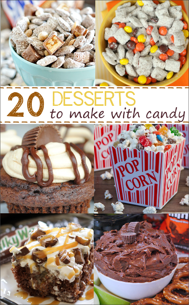 20 Amazing Desserts to Make with Candy Bars!