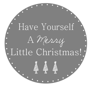 Have Yourself a Merry Little Christmas Tag