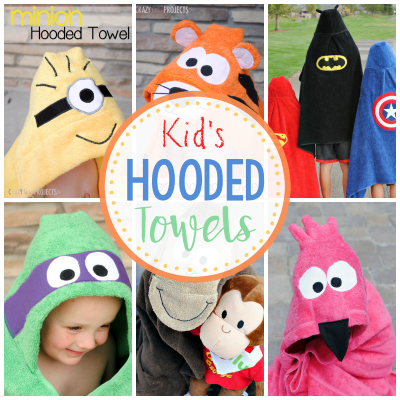 Children's Hooded Towels: How to Make a Hooded Towel for Kids