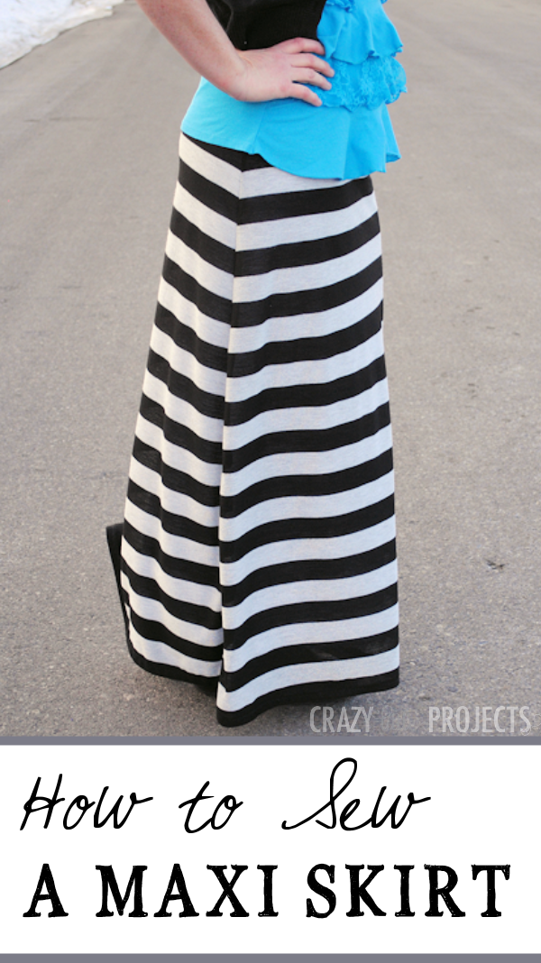 Easy Maxi Skirt Pattern - Sew Your Own Maxi Skirt (It's Easy!)