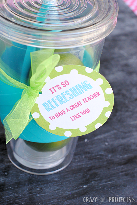 Teacher Appreciation Gifts: Cute Cups & Free Tags