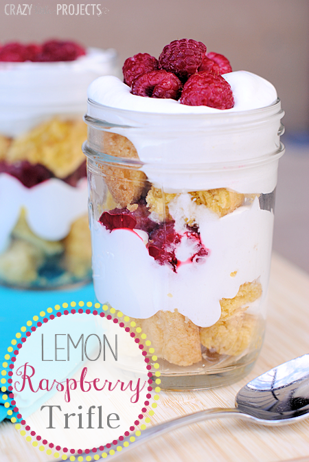 Raspberry and Lemon Trifle-A perfect tangy and sweet treat! 