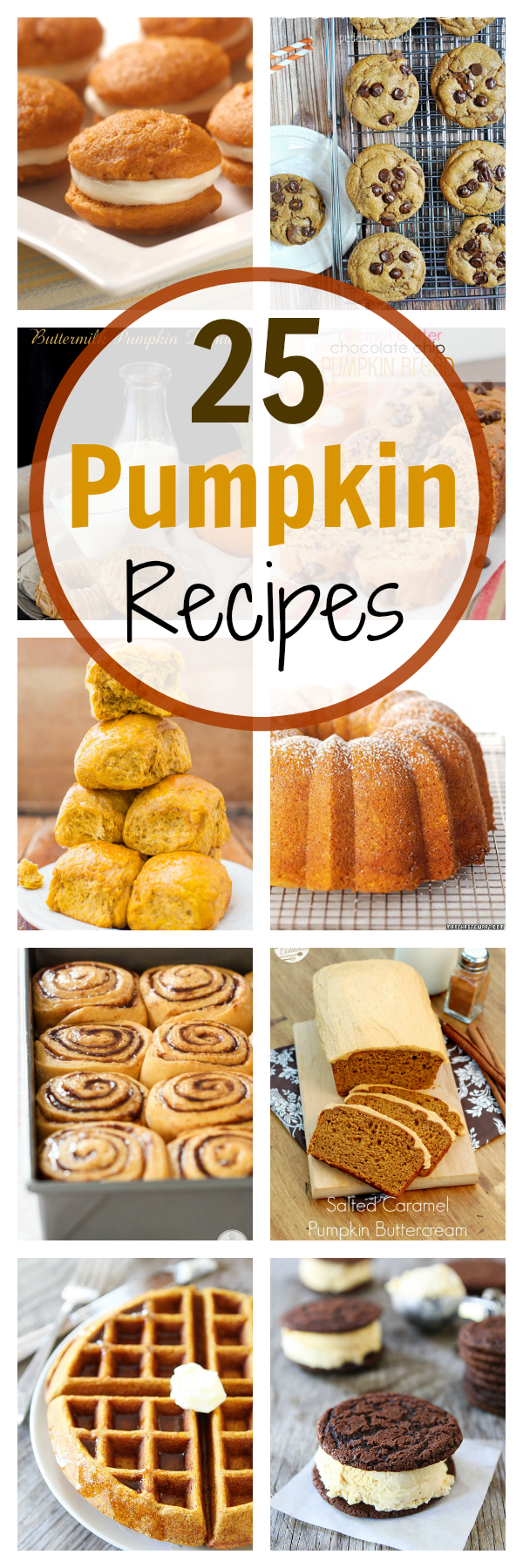 Fall Baking: 25 Pumpkin Recipes - Crazy Little Projects