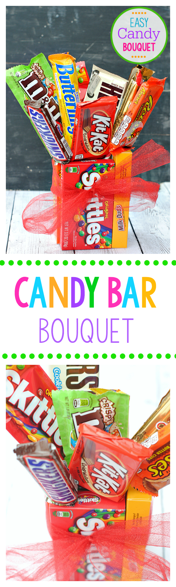 Make a Cute Candy Bar Bouquet for Birthdays or Special Occasions
