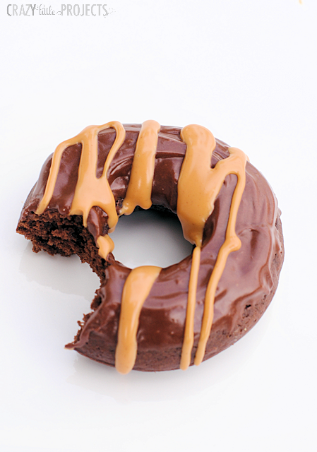 Chocolate and Peanut Butter Doughnuts