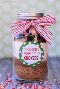 Cookies in a Jar Recipe: Chocolate Peppermint Cookies