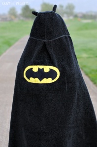 Batman Hooded Towel Pattern