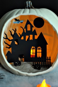 Shadow Box Pumpkins