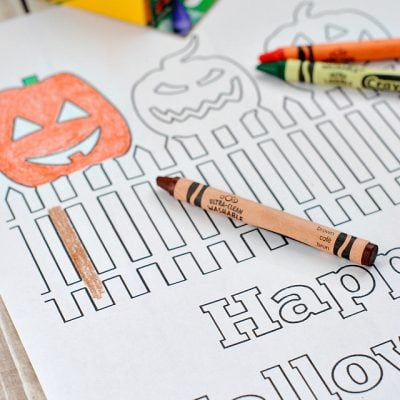 Free Printable Happy Halloween Coloring Pages