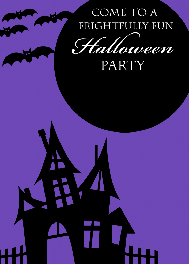 Free Printable Halloween Invitations Crazy Little Projects