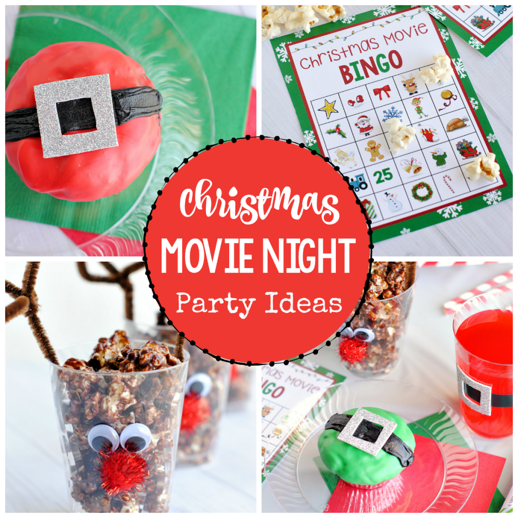 Christmas Movie Night Party Ideas - Crazy Little Projects