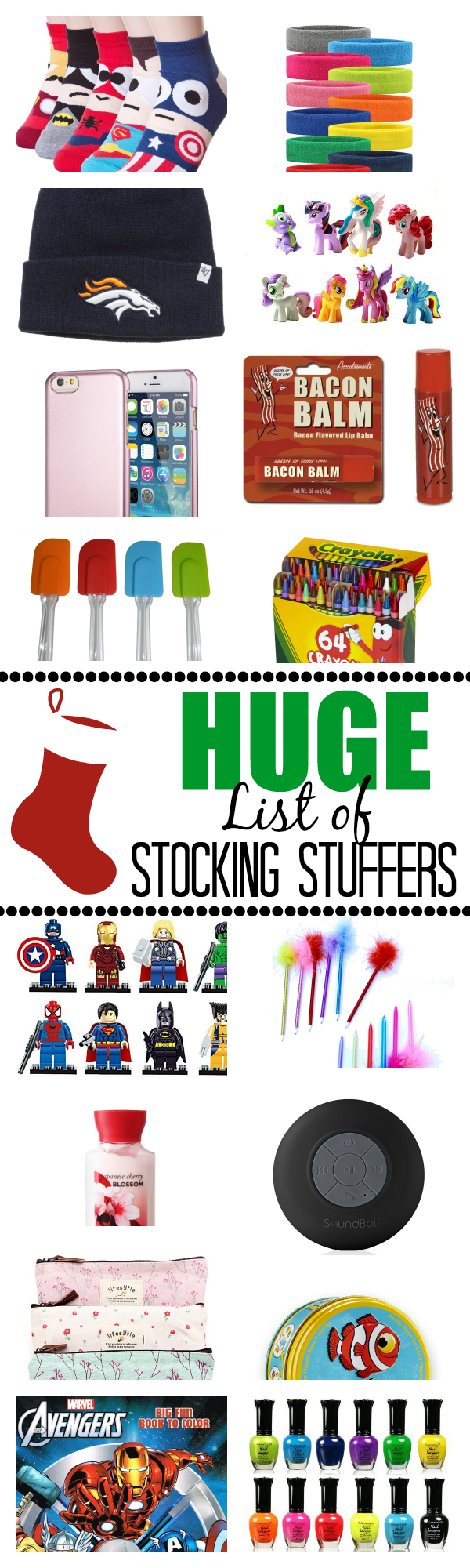 HUGE Stocking Stuffer Ideas List