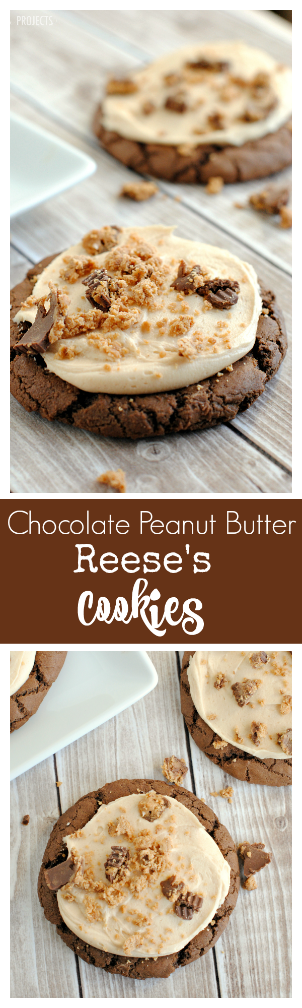 Soft and Chewy Chocolate Peanut Butter Reese's Cookies