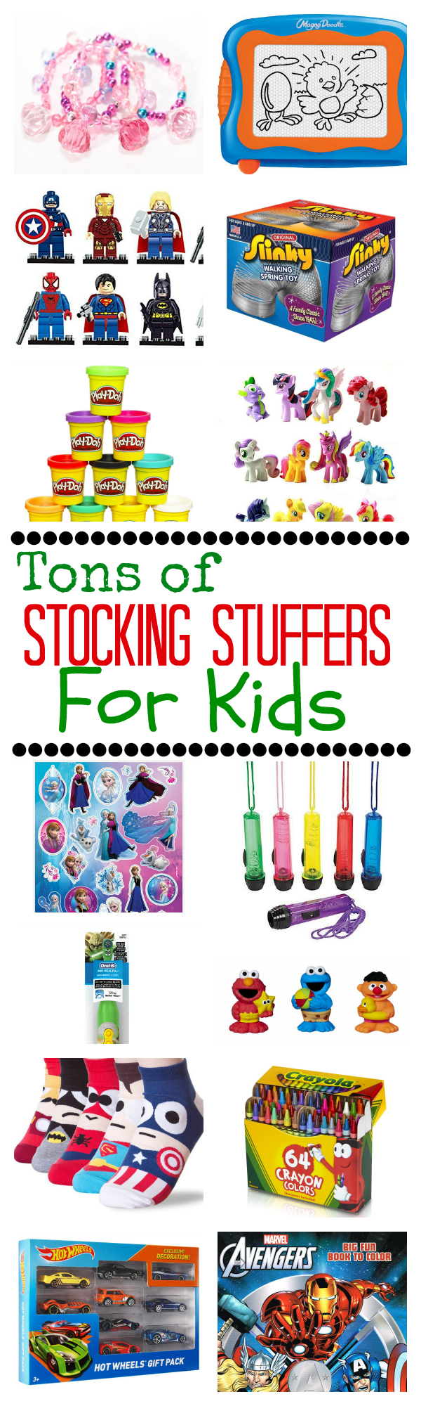A Whole Bunch of Stocking Stuffer Ideas for Kids