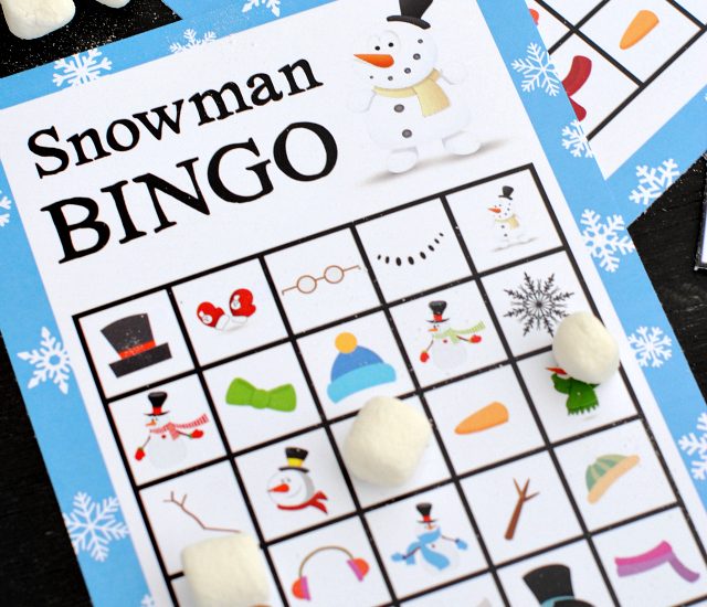 Snowman Bingo