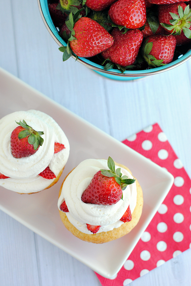 Strawberry Shortcake Cupcakes Recipe