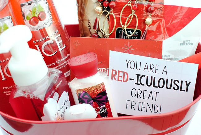 Red themed gift idea