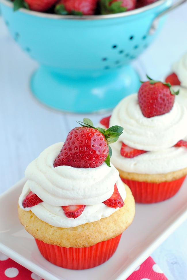 Strawberry Shortcake Cupcakes Recipe