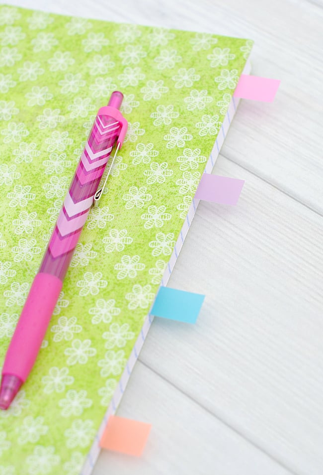 How to Make a Fabric Covered Notebook