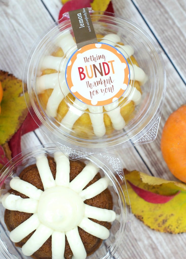 Nothing Bundt Thankful for You Thanksgiving Gift